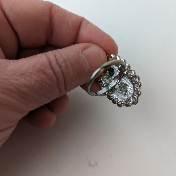 Faux Turquoise and Silver Ring - Picture 5 of 5